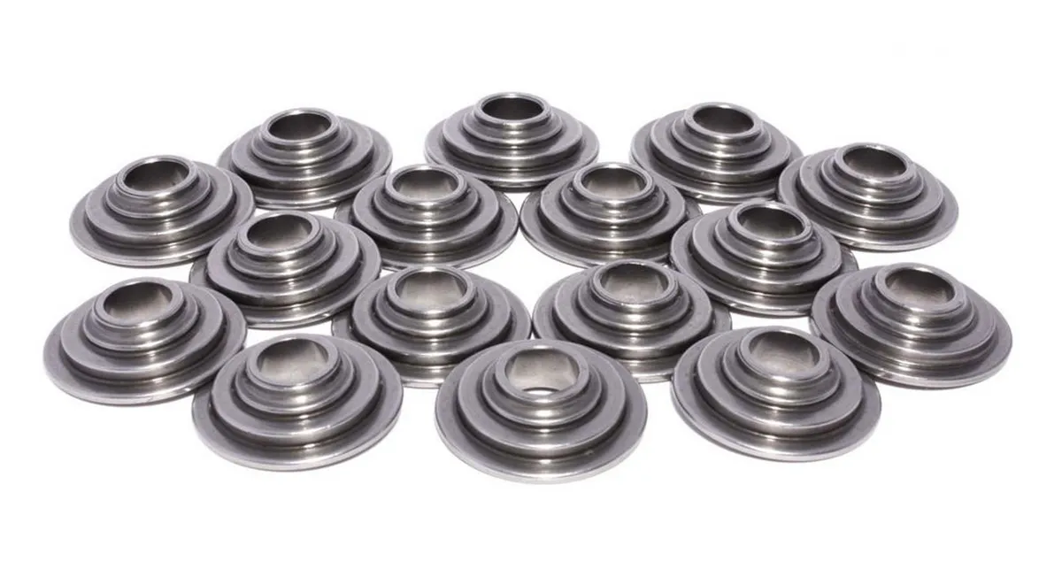 COMP Cams 7 Tool Steel Retainer Set of 16, 8mm Valve, Spring w/ 1.250 O.D