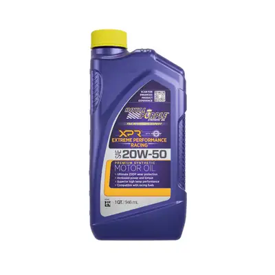 Royal Purple Xpr SAE 20w50 Racing Oil 6 qt Case