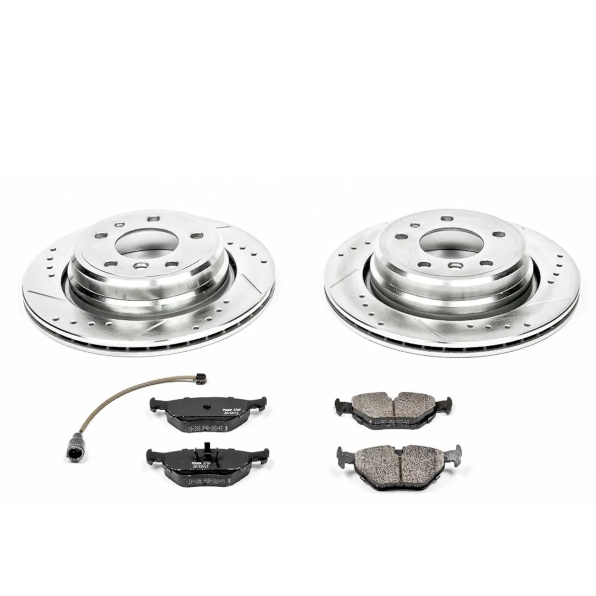 Z23 Evolution Sport Upgrade Kit: Drilled/Slotted Rotors; Carbon-Fiber Ceramic Pads W/Hardware; Pad Sensors product image
