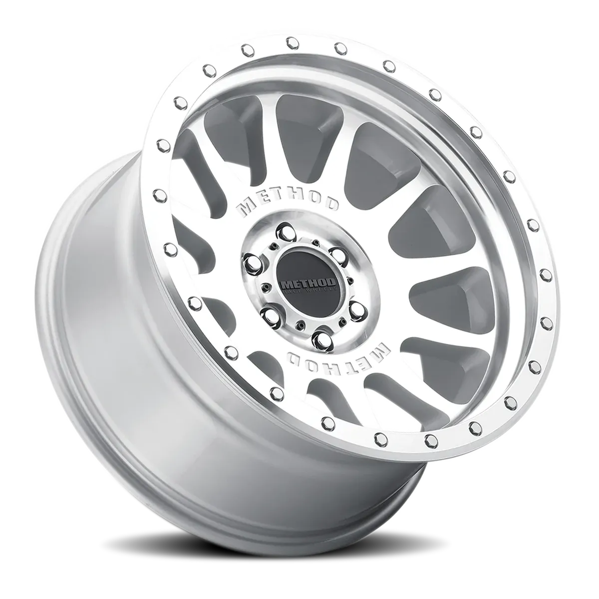 Aluminum Wheels 20x10 NV MR605 Bolt Pattern 5 On 127 Offset -24 Lip Size 2.83 Machined Silver SL Clear Coat Method product image