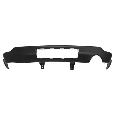 Crown Automotive Jeep Replacement Rear Bumper Fascia; Lower; Black Textured; w/Tow Package;