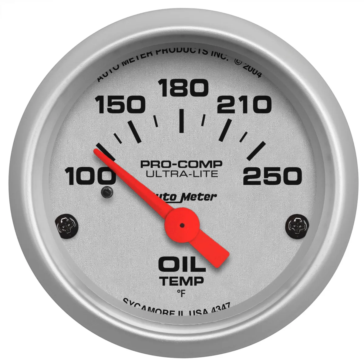 2-1/16 In. Oil Temperature, 100-250 Fahrenheit, Ultra-Lite product image