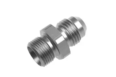 Redhorse Performance 06 to 9/16 x 24 Holley Single Feed Carb Fitting Clear