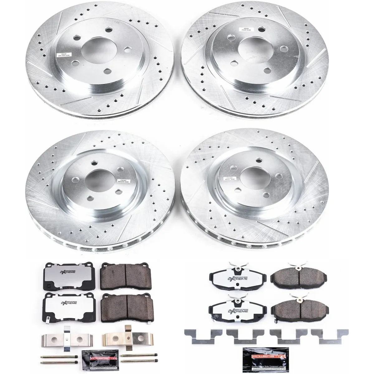 Z26 Street Warrior Upgrade Kit: Drilled/Slotted Rotors; Carbon-Fiber Ceramic Pads W/Hardware product image