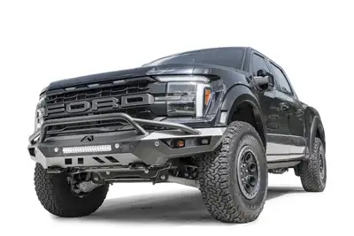 Fab Fours Fab Fours 2024-2025 Ford F150 Raptor Vengeance Front Sensor Bumper w/ Pre-Runner Guard FR24-D6652-1