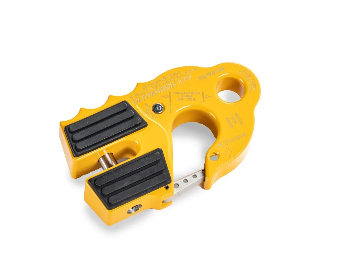 Factor 55 Factor 55 00275-03 Ultrahook Xtv Winch Hook With Shackle Mount -- Yellow