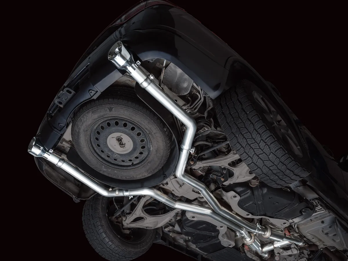 AWE Track Edition Exhaust for Dodge Durango 3.6 / 5.7 - Chrome Silver Tips product image