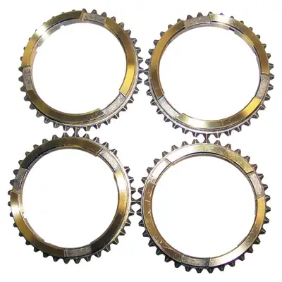 Crown Automotive Jeep Replacement 1980-1983 CJ-5 w/ T176 T177 Transmission;1980-1986 CJ-7 w/ T176 T177 Transmission;1980-1986 SJ J-Series w/ T177 Transmission;1981-1986 CJ-8 w/ T176 T177 Transmission;Includes 4 Blocking Rings