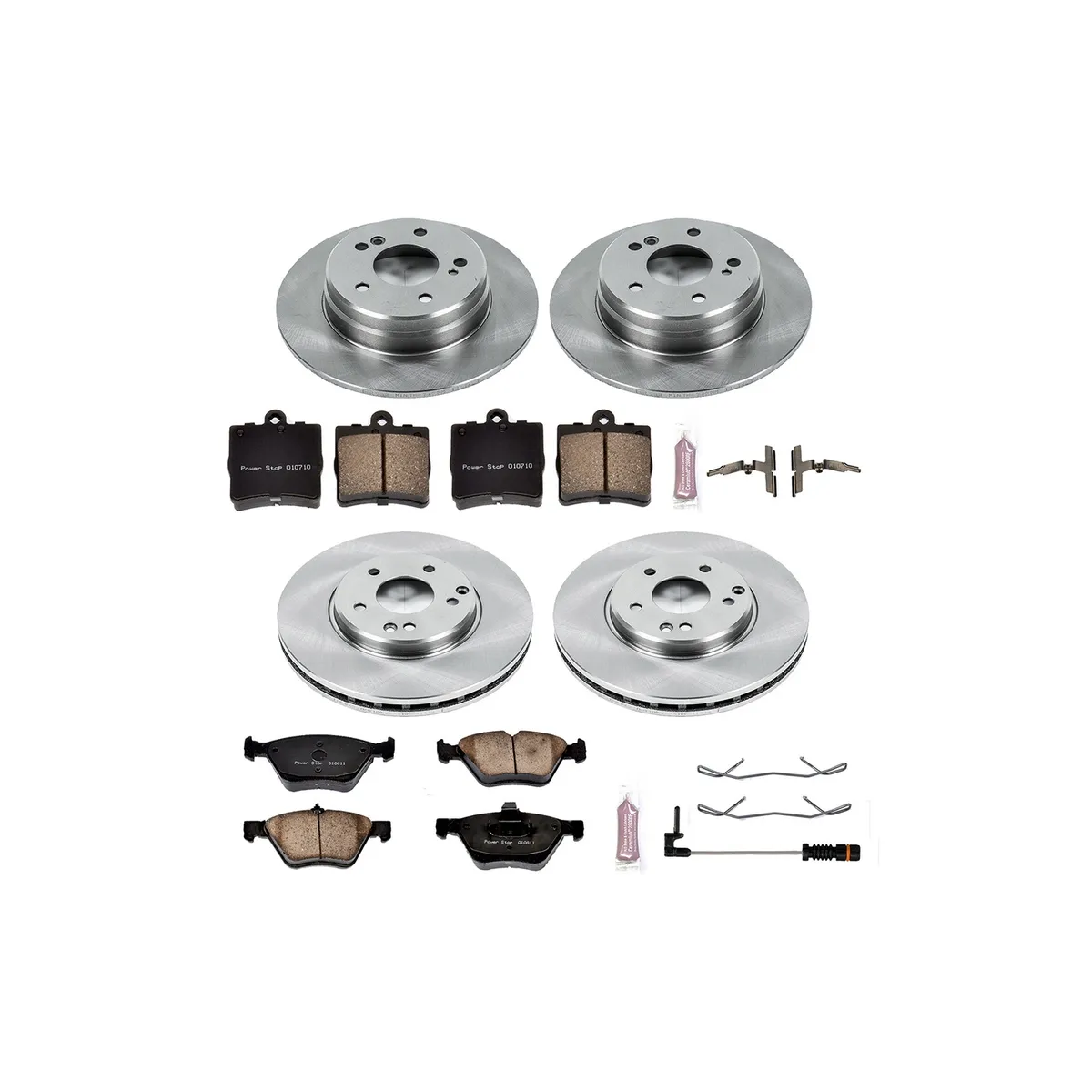 Z17 Direct Replacement Kit: Rotors; Ceramic Pads W/Hardware; Pad Sensors product image