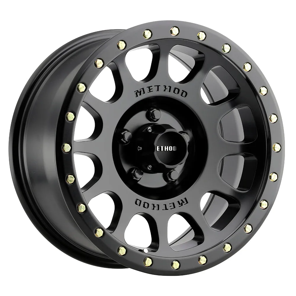 Aluminum Wheels 17x8.5 NV MR305 Bolt Pattern 6 On 135 Offset 25 Lip Size 1.18 Matte Black MB Method product image