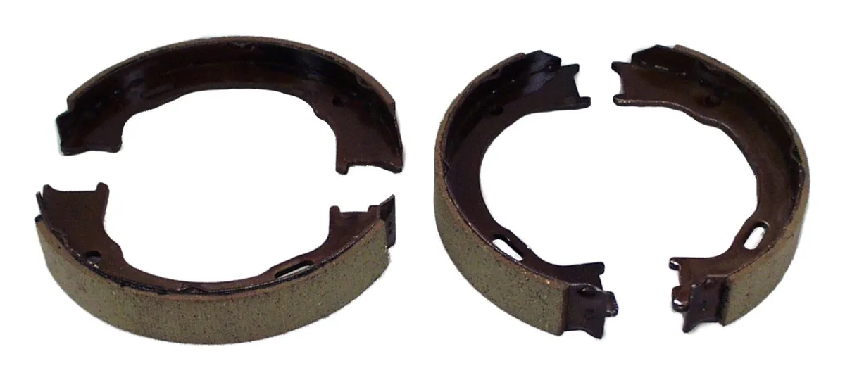 Crown Automotive Jeep Replacement 5093390AA Parking Brake Shoe Set 03-07 Jeep TJ Wrangler w/ Rear Disc Brakes & KJ Liberty product image