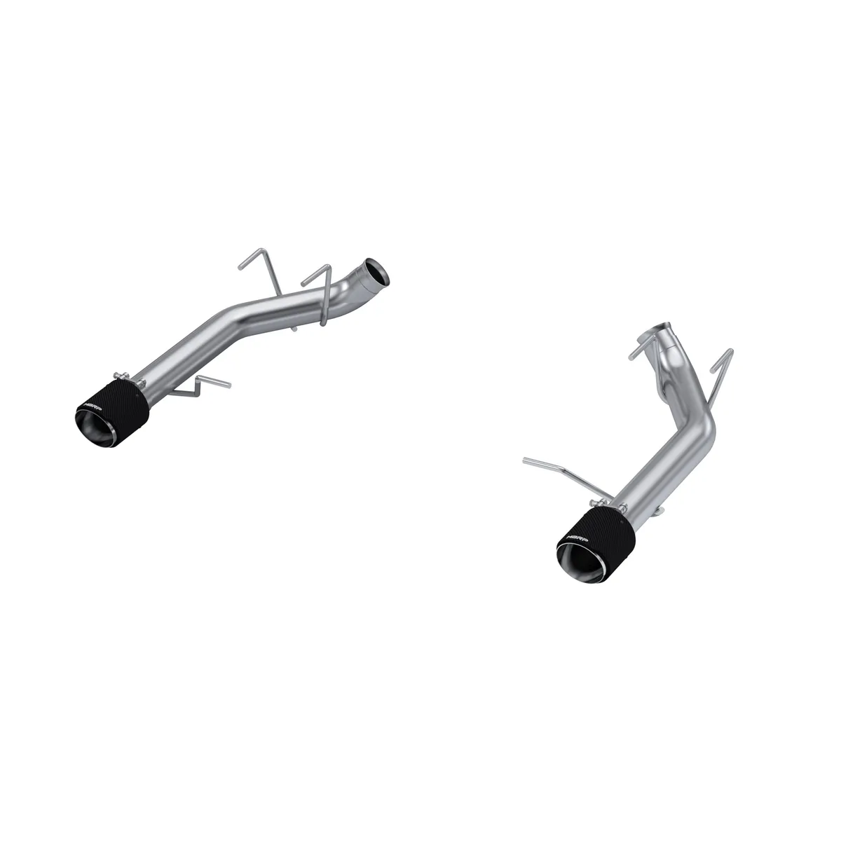 2011-2014 Ford Mustang GT 5.0L T304 Stainless Steel 3 Inch Axle-Back with Carbon Fiber Tips, Race Version, MBRP product image