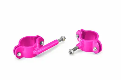 Steinjager Recovery and Towing 1997-2006 High Lift Jack Mount Roll Bar Hot Pink