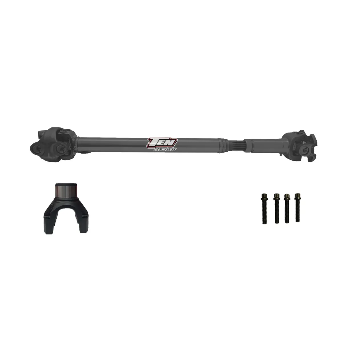 TEN Factory TFF1350-2190 JT Front 1350 Solid Chromoly CV Driveshaft [Half Round] product image