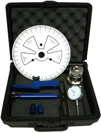 Proform Camshaft Degree Wheel Kit Heads Off GM LS 9 Inch Wheel with Dial Indicator Steel and Billet Aluminum Kit Proform
