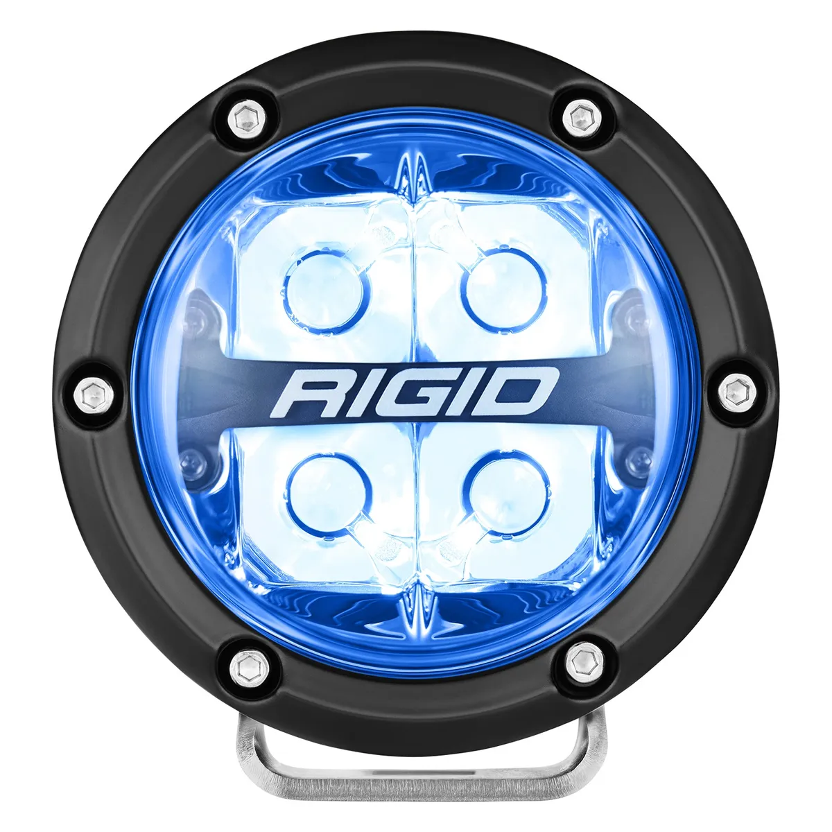 Rigid 360-Series 4 Inch Round LED Off-Road Spot Beam Pattern For Moderate Speed (20-50 Mph) And Rgbw Backlight Pair product image