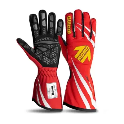 MOMO Tuning & Safety Gloves Corsa Pro Night Large Red 11 FIA