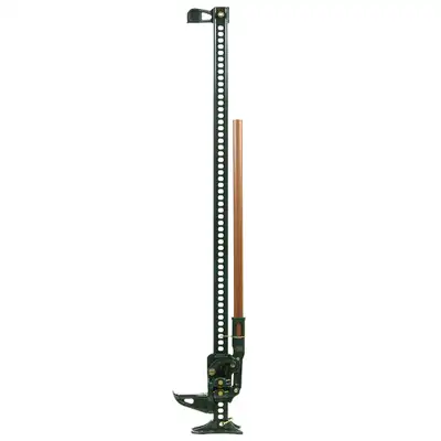 Hi-lift Jack 60 Hi-Lift PJ HARRAH SIGNATURE Edition Jack All Cast Model 7000 lb. Capacity 4660 Rated Capacity. Green Jack with a Brown Handle.