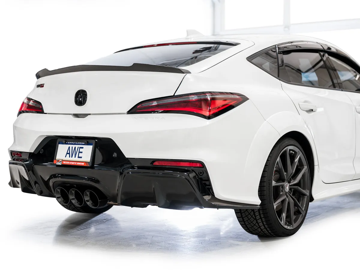 AWE Track Edition Exhaust for DE5 Integra Type-S - Triple Chrome Silver Tips product image