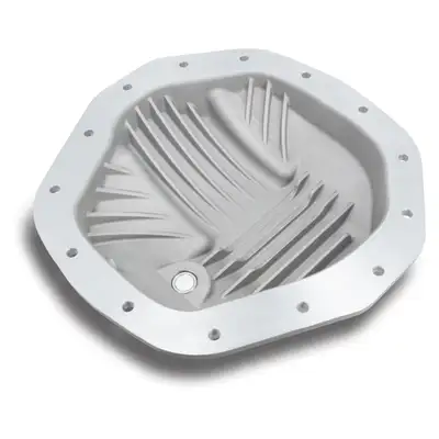 Pacific Performance Engineering 2019-2022 RAM HD 6.4L/6.7L 11.5 Inch /11.8 Inch -14 Heavy-Duty Cast Aluminum Rear Differential Cover Brushed PPE Diesel