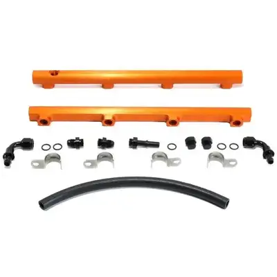 BBK Performance Dodge Challenger Charger 300C Magnum 5.7 and 6.1 Hemi High Flow Billet Aluminum Fuel Rails 05-14