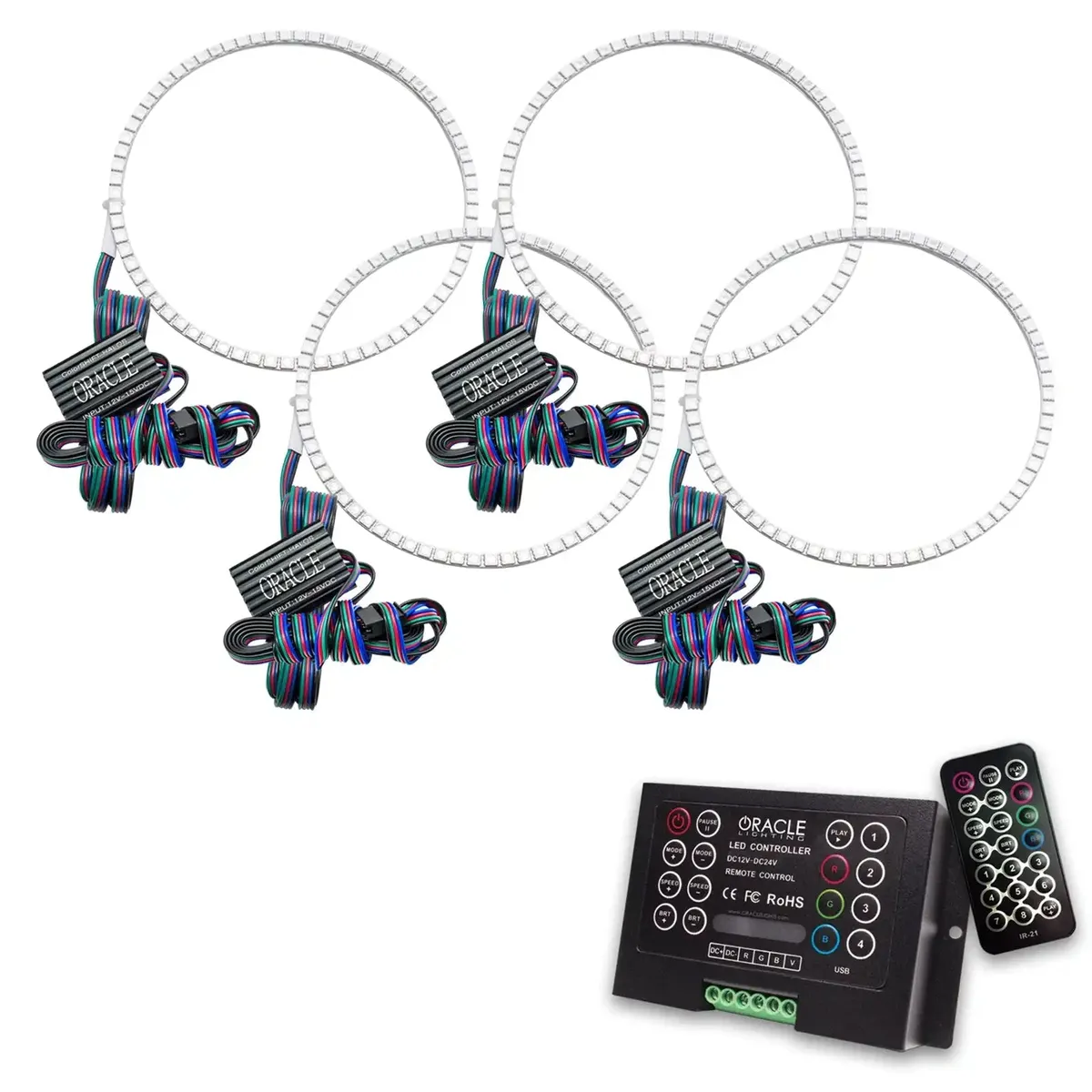 ORACLE Lighting 2007-2008 Hyundai Tiburon LED Headlight Halo Kit product image