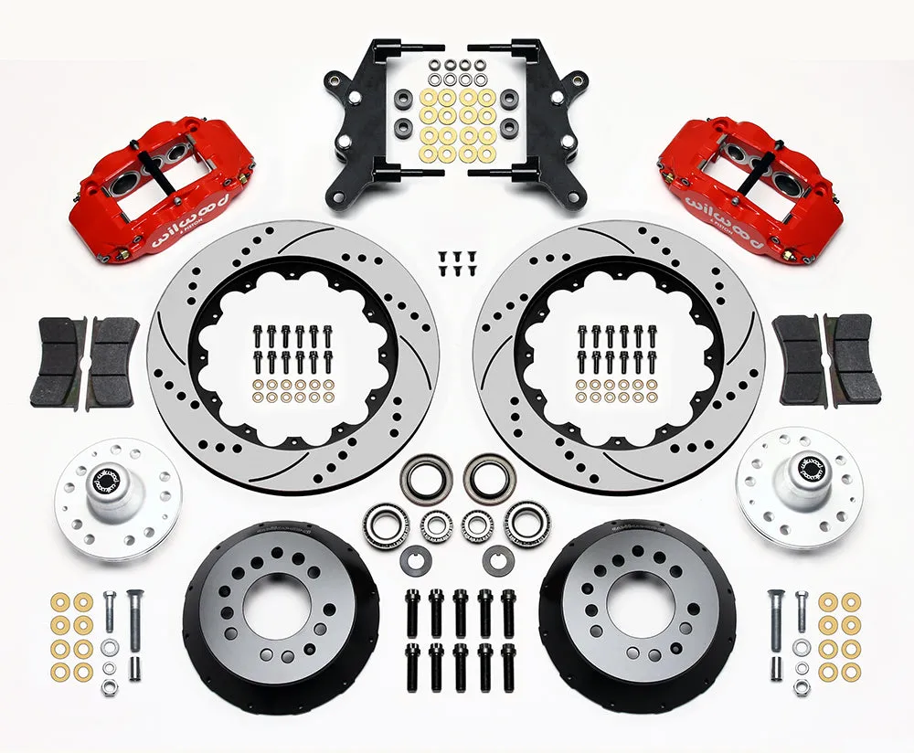1957 - 1968 Edsel, Ford, Mercury Forged Narrow Superlite 6R Big Brake Front Brake Kit (Hub) - 140-13655 product image