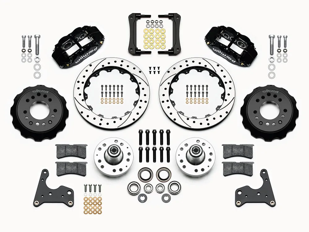 1965 - 1972 Chrysler, Dodge, Plymouth Forged Narrow Superlite 6R Big Brake Front Brake Kit (Hub) - 140-15199 product image