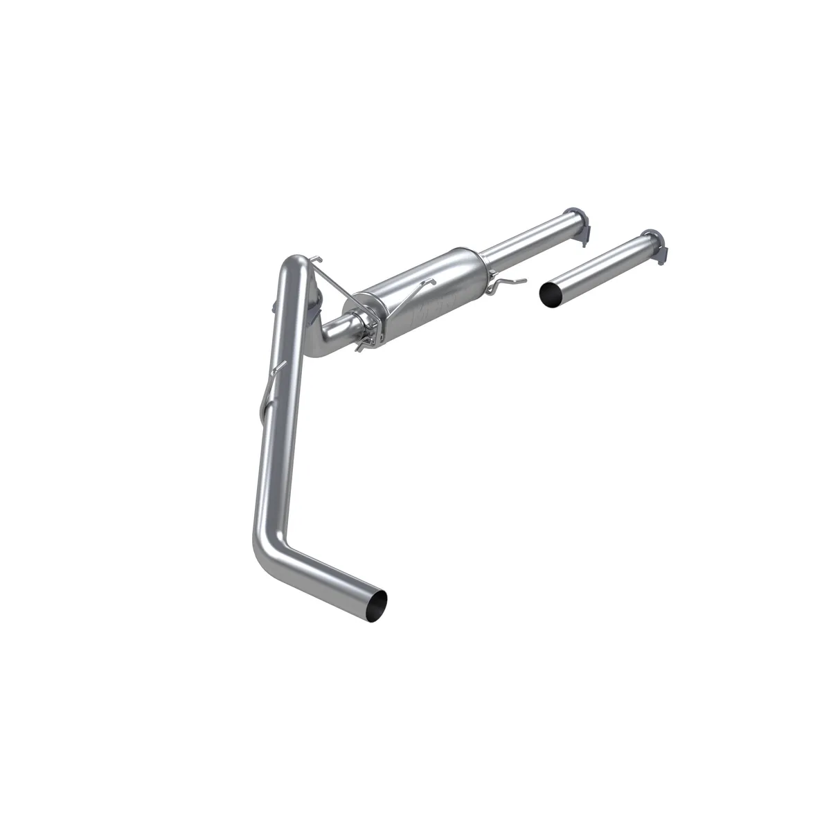 Cat Back Exhaust System Single Side No Tip Aluminized Steel For 04-05 Dodge Ram Hemi 1500 4.7L and 5.7L Standard Cab/Crew Cab/Short Bed MBRP product image