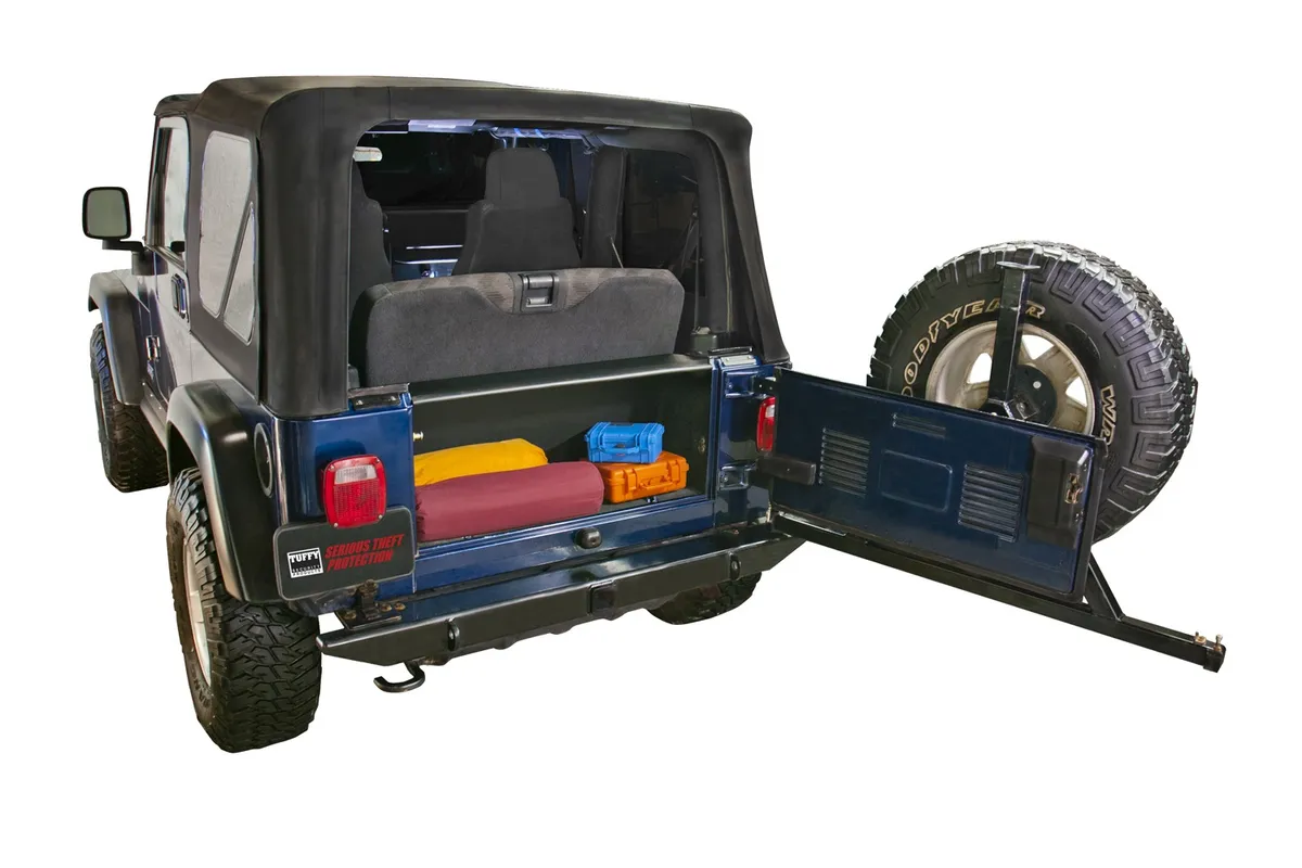 9706 Wrangler Tailgate Security Enclosure Black product image