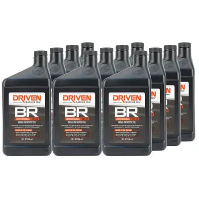 Driven Racing Oil BR 15w50 Conventional Oil Case 12 x 1 Quart
