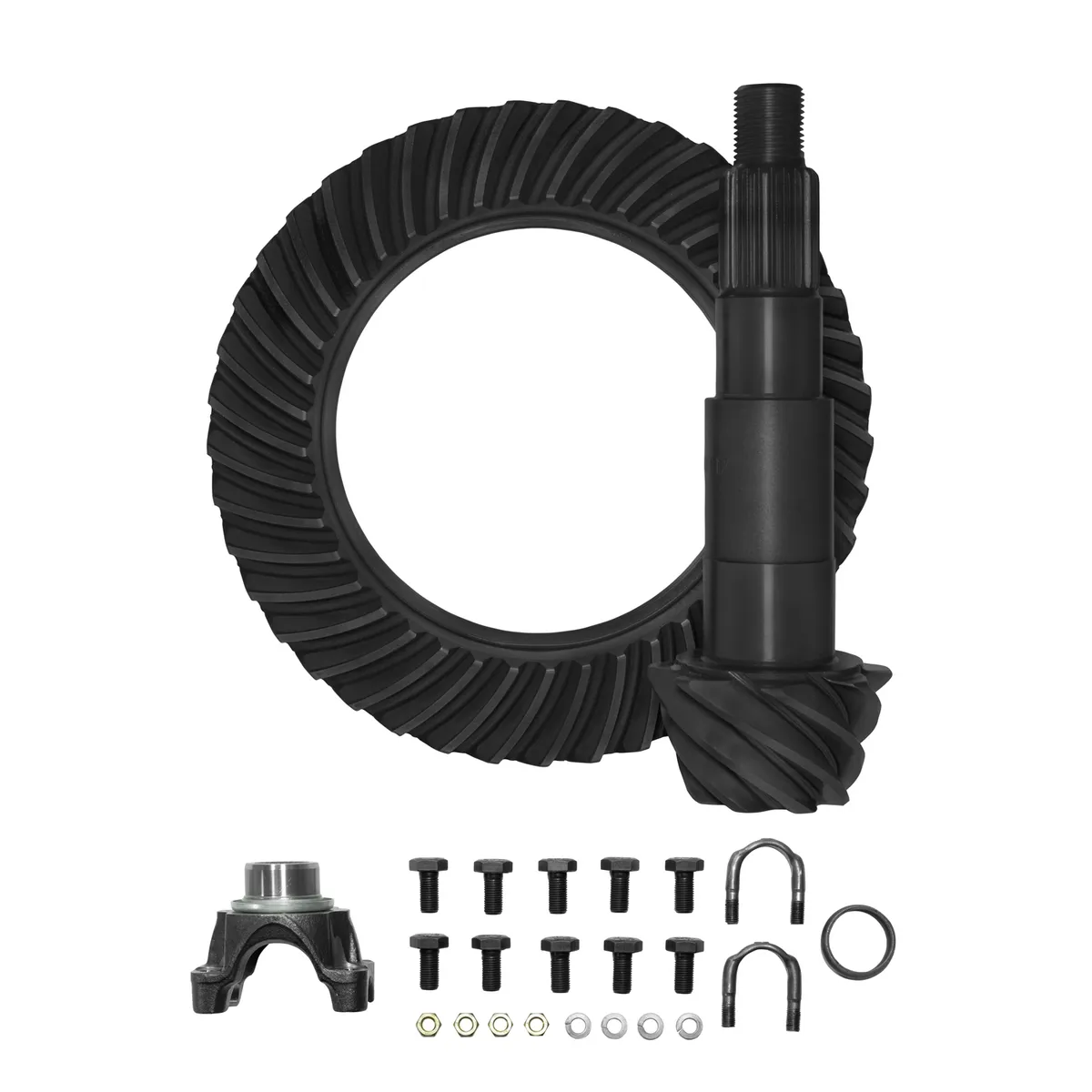 High Performance Replacement Ring & Pinion Set Dana 44 HD 5.13 Ratio D44HD(HD Only) 5.13 R&P Kit W/ 1310 Yoke C/Sleeve & Rg Bolts (7/16) Yukon Gear product image