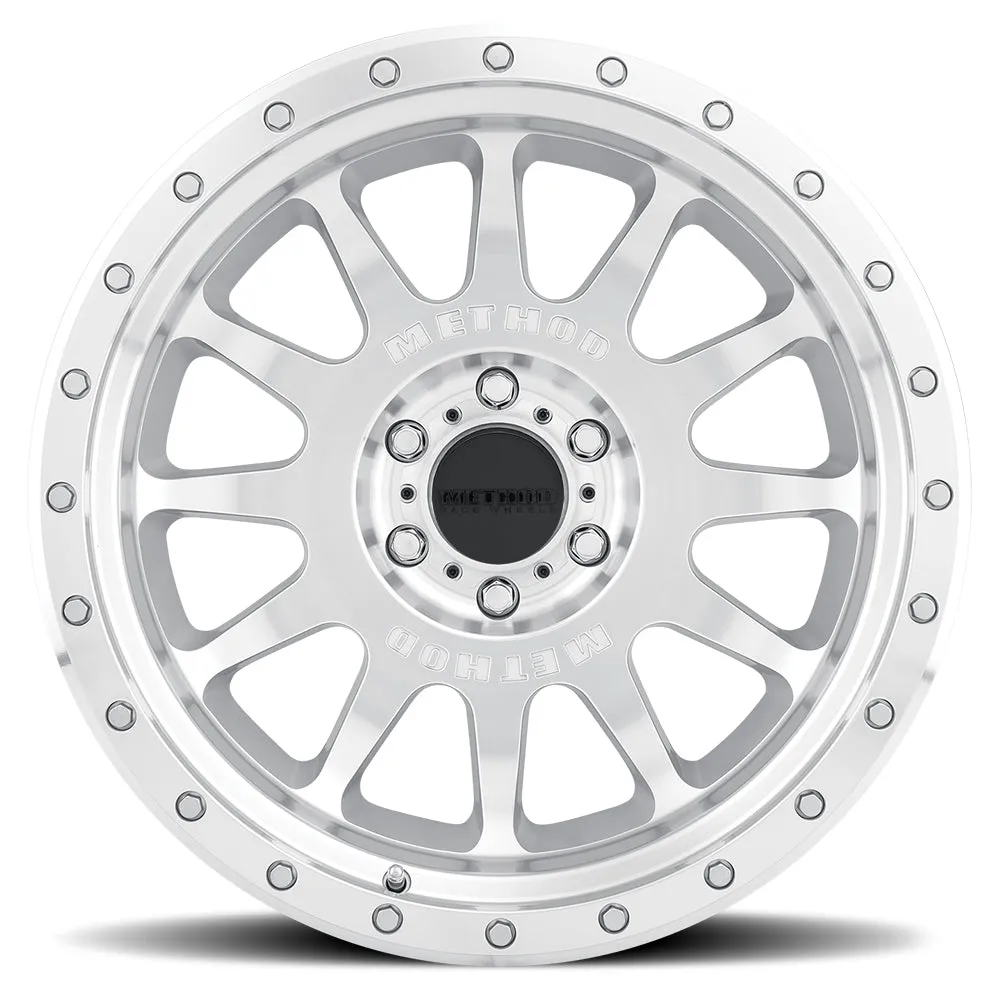 Aluminum Wheels 20x10 NV MR605 Bolt Pattern 5 On 127 Offset -24 Lip Size 2.83 Machined Silver SL Clear Coat Method product image