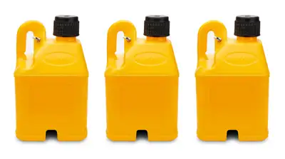 Flo-Fast Utility Container Yellow (Case of 3) Stackable