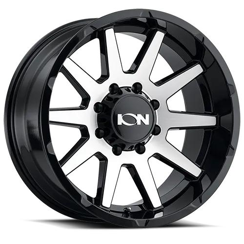 Cast Aluminum Wheels 143 GBM 20x10 Machined Face Gloss Black 8 On 165.1 Bolt Pattern -19 Offset ION Wheels product image