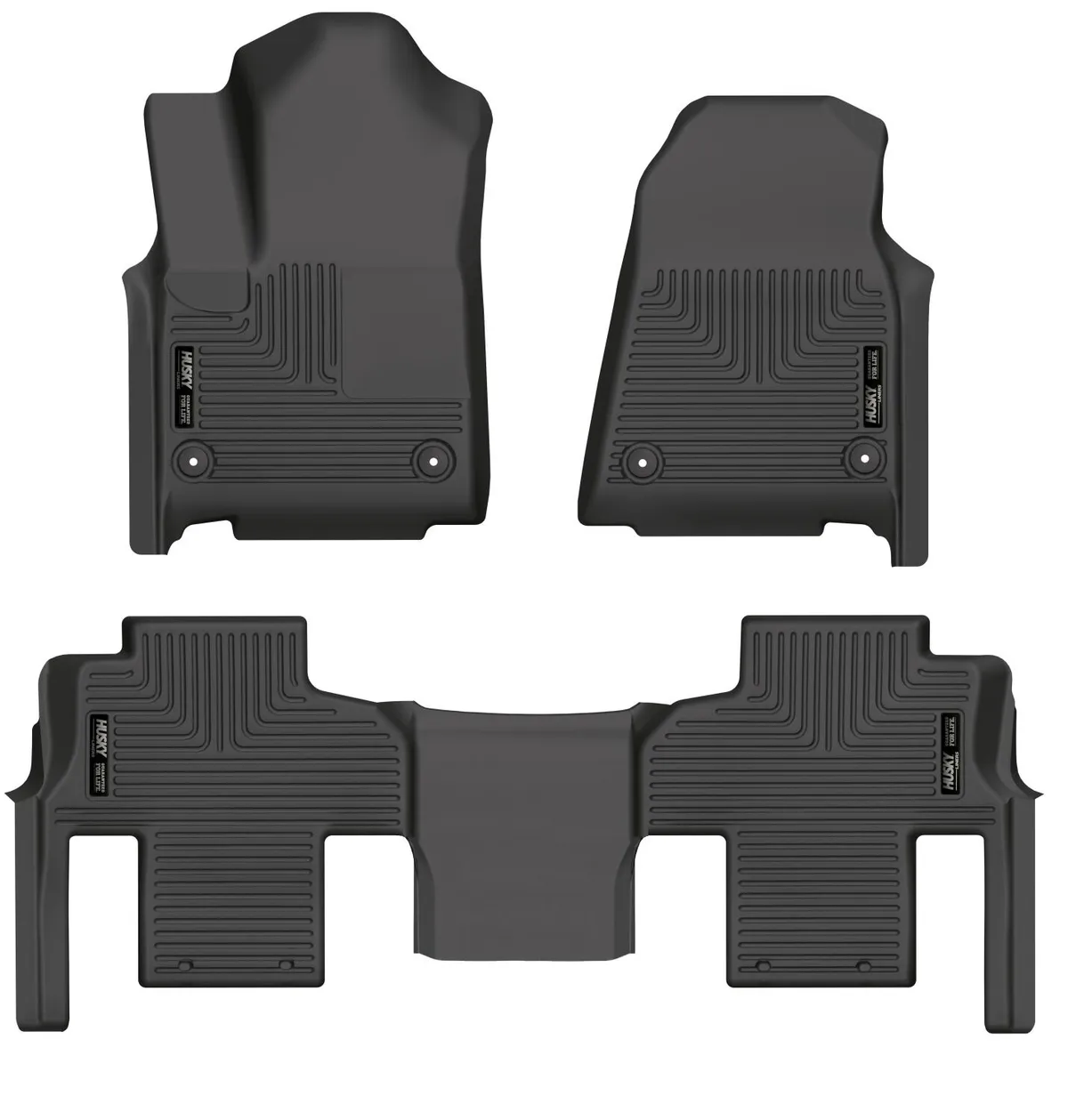 2223 Grand Wagoneer/Wagoneer Front And Second Rows Floor Liner Black product image