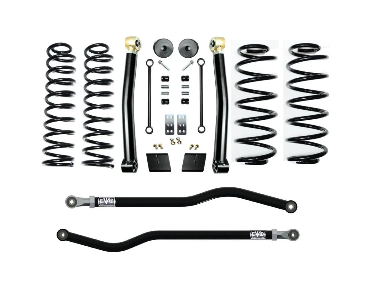 EVO Manufacturing 2.5" Heavy Duty Gas/392jeep Wrangler JL Jlu Lift Kit Enforcer Suspension Systems HD