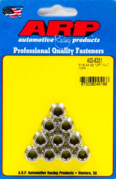 ARP Auto Racing 5/16-24 SS 12pt Nut Kit (10pk)