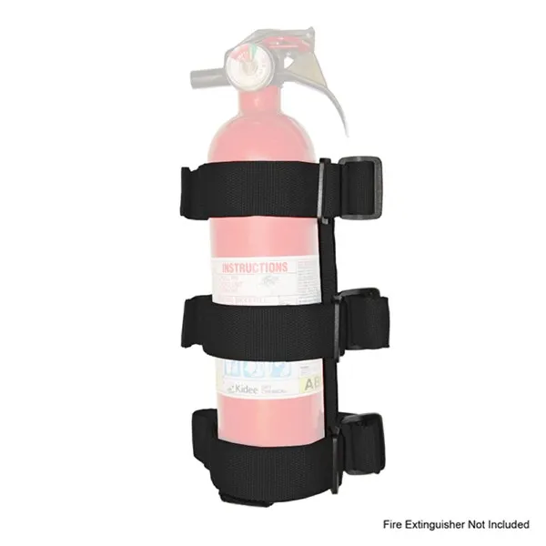 Rugged Ridge Rugged Ridge Fire Extinguisher Holder Sport Bar Black; 5519 Jeep Cj/Wrangler/Gladiator