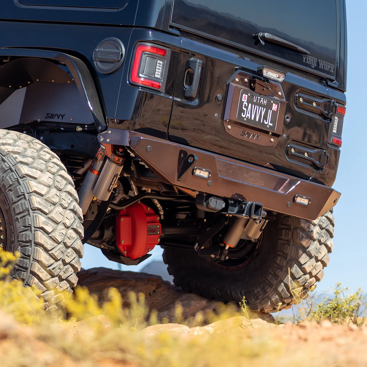 18c Wrangler Krawler Lite Bolt On Rear Bumper Raw product image