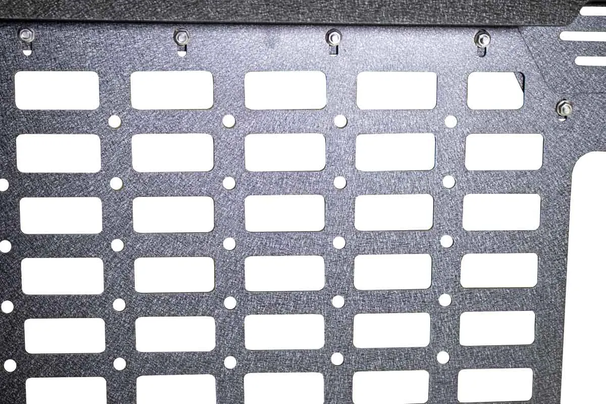 Fishbone Offroad Chase Rack & Molle Window Panel for 2020 & Up Jeep Gladiator FB21246 product image