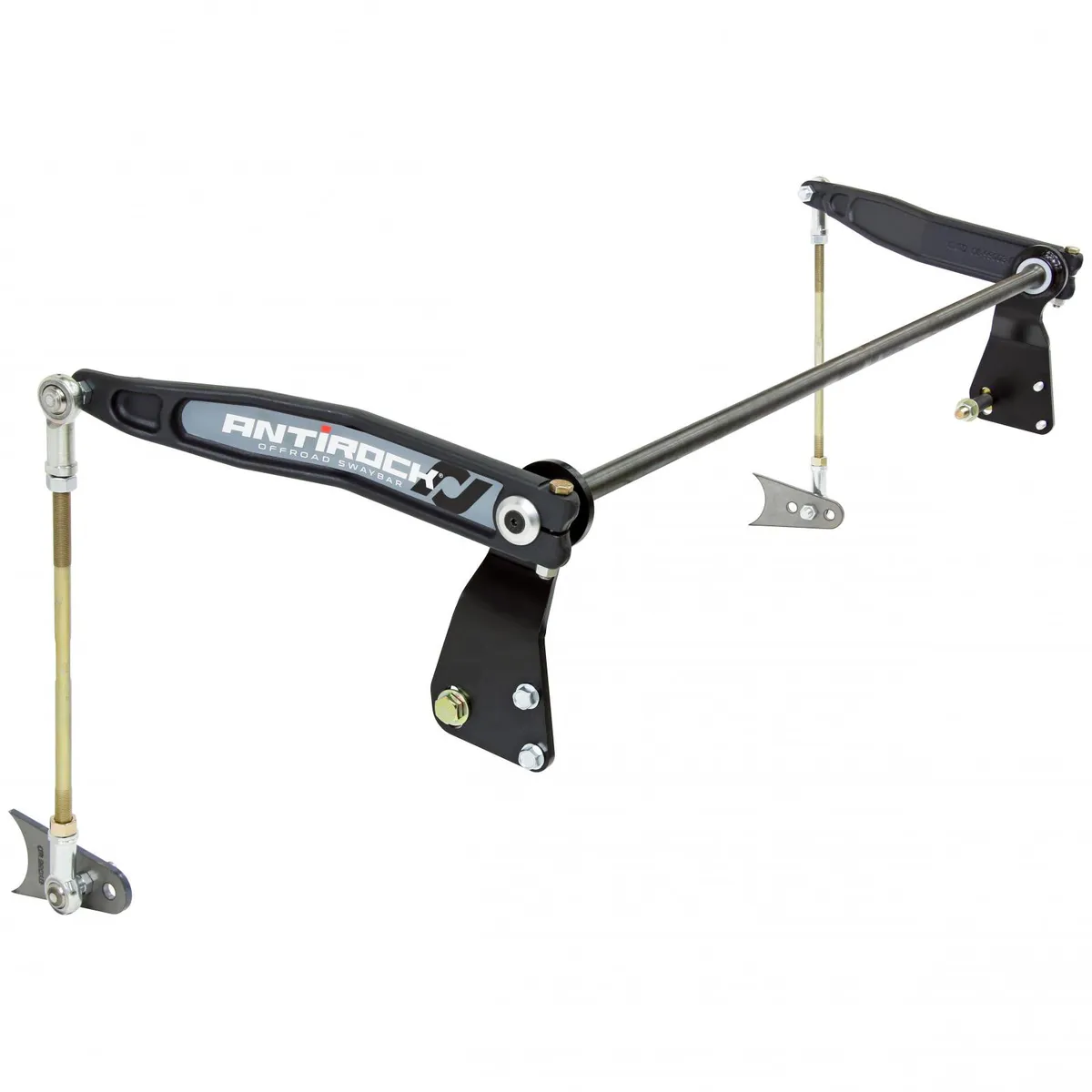 Antirock Sway Bar Kit 97-06 Wrangler TJ/LJ Rear Bolt-On Mounts Weld-On Axle Tab Steel Arms RockJock 4x4 product image