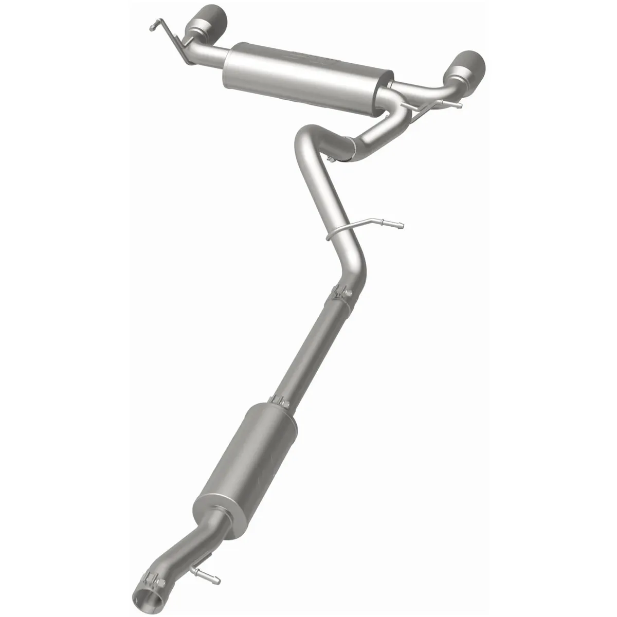 MagnaFlow 2018 Jeep Wrangler JK 3.6L | 2012-2017 Jeep Wrangler 3.6L Street Series Cat-Back Performance Exhaust System 19327 product image