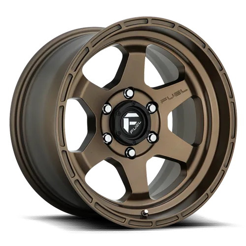 Aluminum Wheels 17X9 Shok D666 6 On 139.7 Matte Bronze 106.3 Bore 1 Offset Fuel Off Road Wheels product image
