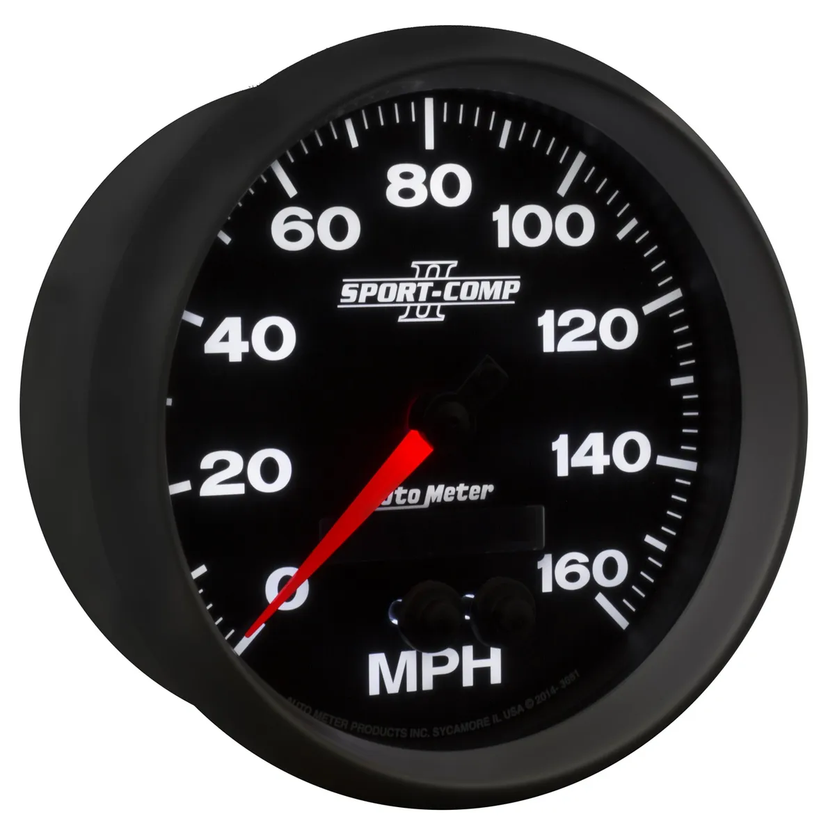 5in. GPS Speedometer; 0-160 Mph; Sport-Comp II product image