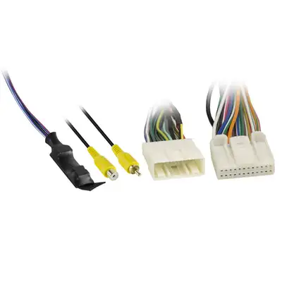 Metra Electronics Radio Backup CAM Wiring Harness; w/ NAV; Includes 12 Volt To 6 Volt Converter;