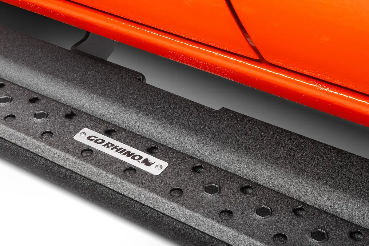 RealTruck (Go Rhino) Dominator Xtreme DSS SideSteps - Complete Kit 2005-2023 Toyota Tacoma; Double Cab product image