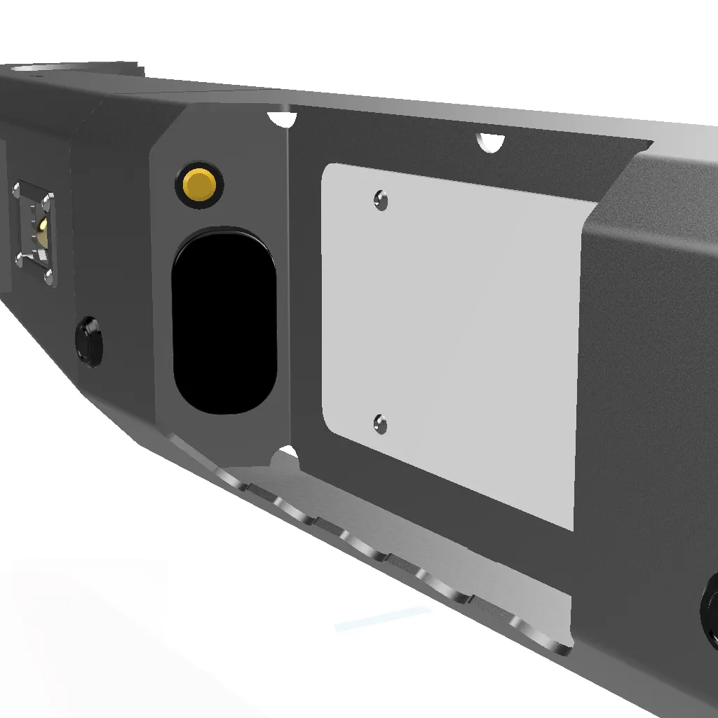 Gauntlet Rear Bumper for 2020+ Jeep Gladiator JT product image