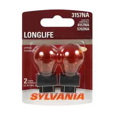 Sylvania Sylvania Long Life OEM Bulb #3157 Amber Pair