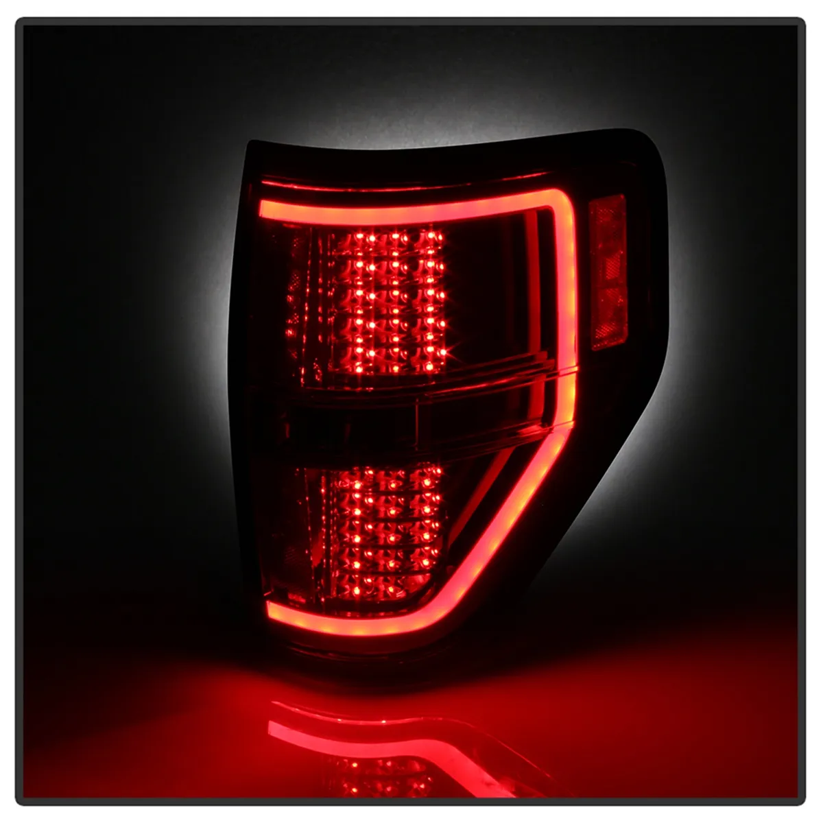 0914 F150light Bar LED Tail Lights Red Clear product image